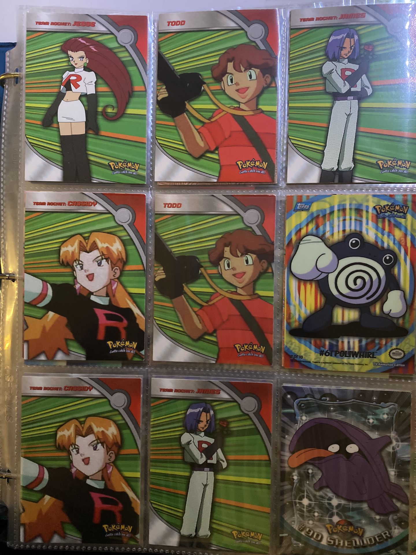 Pokémon Tv Topps cards 