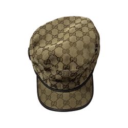 Gucci Double G Military Hat!! Classic 