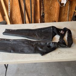 Leather Large Chaps 38” Long