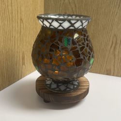 Home Interiors Mosaic Candle Holder 