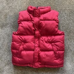 Boys 8/10 Athletic Works Zip Up Poly Filled Vest. Used Like Brand New. 
