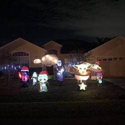 Star Wars Themed Christmas Outdoor Decoration