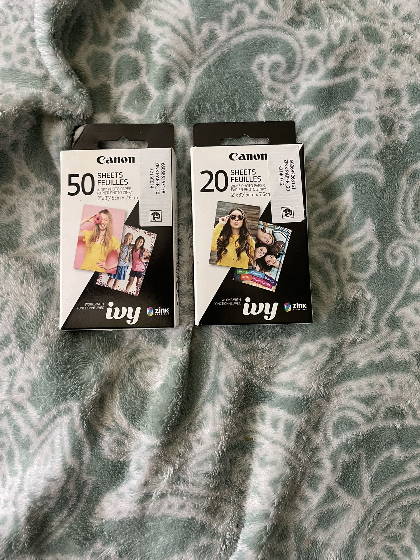 Cannon Ivy, Zink Ink Instant Print Film! Comes In Packs Of 10 This Post Is For 70 Photos