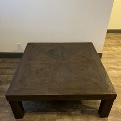 Coffee Table Brown Sturdy