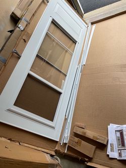 Andersen 400 storm door 32x80 any side install hinge left or hinge right