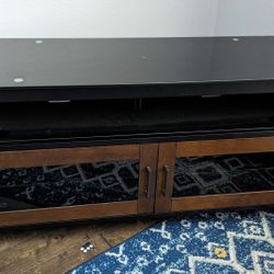 Glass Top TV Stand