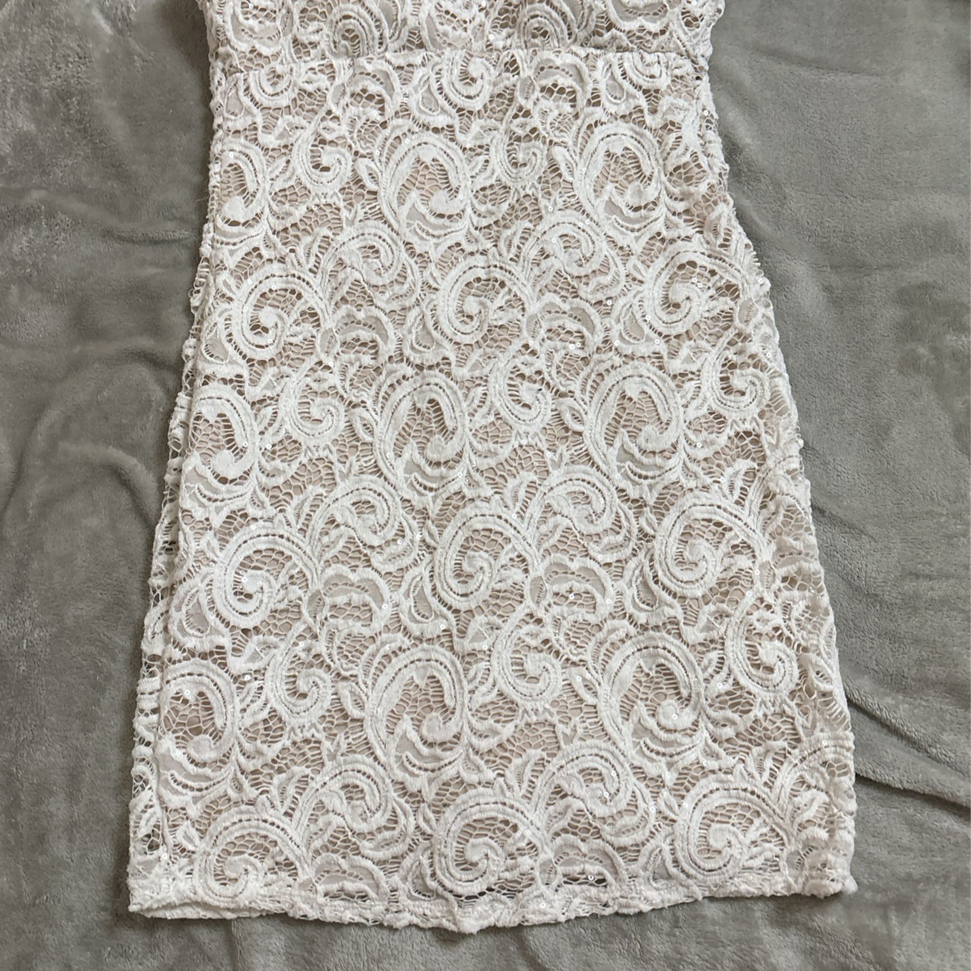 White Lace Dress 
