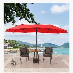 Patio Umbrella Outdoor Large Twin Umbrella