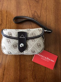 Dooney & Bourke Small Flap Wristlet - New