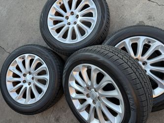 20” Range Rover OEM Factory Silver Wheels With Tires Land Rover