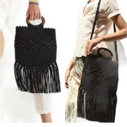 New Danielle Nicole Macrame Bag