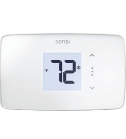 Emerson Lite Smart Thermostat - White  Color: White  Brand Emerson Model Name Sensi Lite Product Dimensions 0.88"D x 5.07"W x 3.13"H Controller Type A