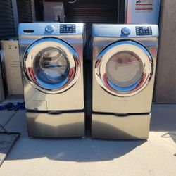 Samsung Steam Washer And Dryer Set 