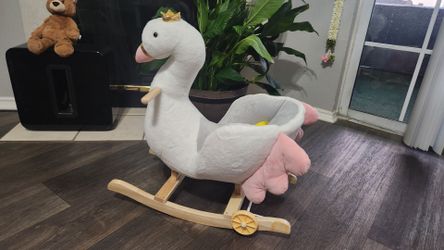 Kids/Toddlers Wooden Rocker (swan)
