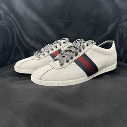 Gucci Sneakers Bambi Web - Silver