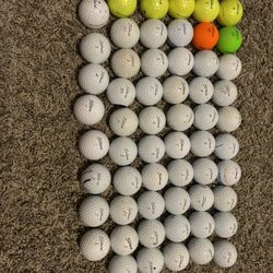 58 Used Titleist Golf Balls 