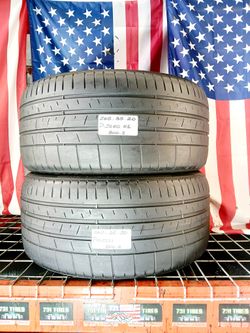 ✅ 2 Matching Used Tires 265/35ZR20 PIRELLI P-ZERO CORSA MAX HIGH PERFORMANCE 265 35 20