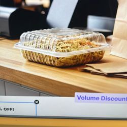 Clear Flip Lid Containers