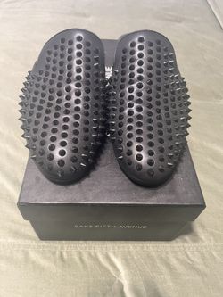 Louboutin Style Ruby Studded Loafers