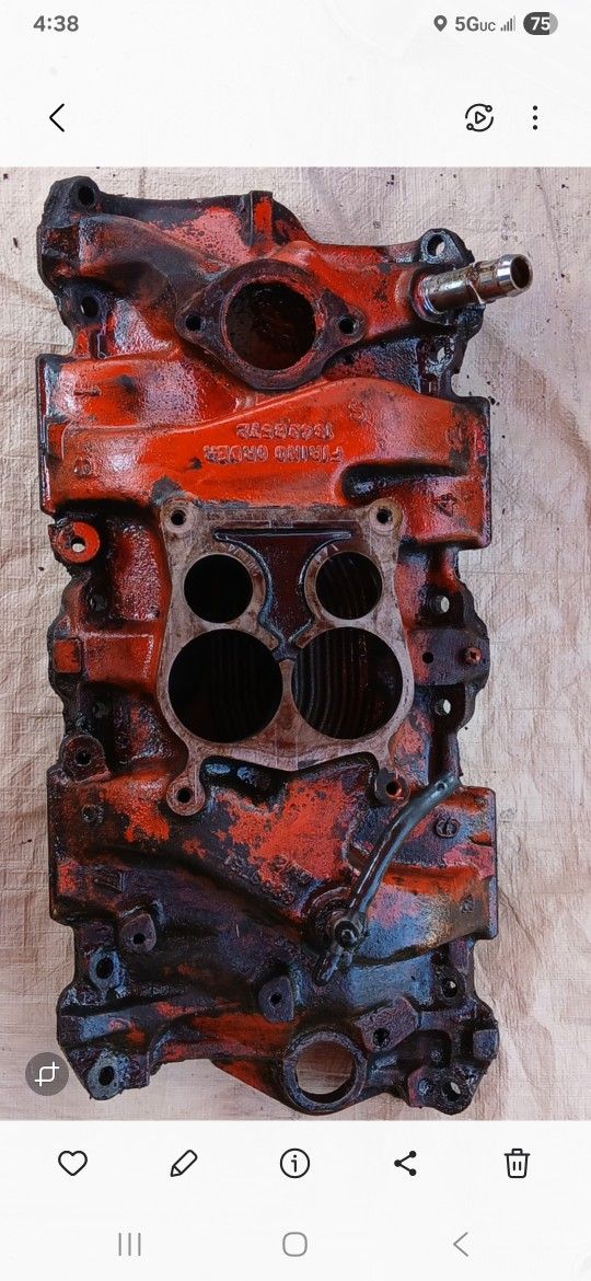 1970 Sbc 350 Intake Manifold