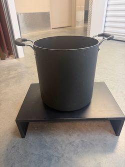 Large Hard-Anodized Stock Pot
