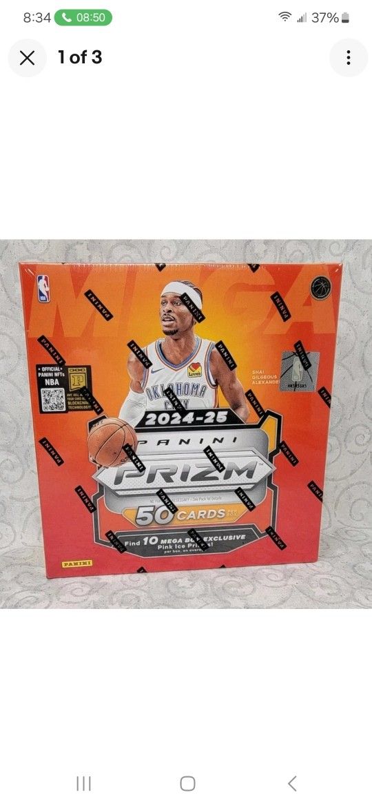 PANINI PRIZM NBA 24 25 MEGA BOX
