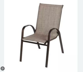 Set of 4 patios chairs Brown new