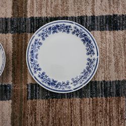 Serving Plater and bowl. Farberware Blue chinz.