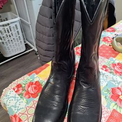 Masterson Black Cowboy Boots 
