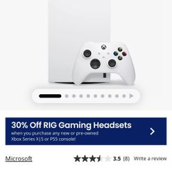 Xbox One Series X White