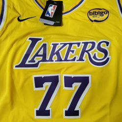 Laker Jersey Number 77 Gold
