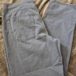 Mens Old Navy Grey Straight Jean, Size 32