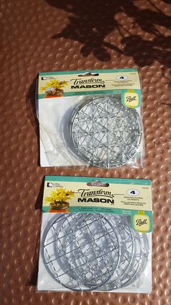 Mason jar inserts for flowers