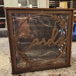 Wood Card Box