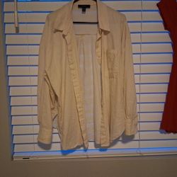 Beige 1X Forever 21+ Shirt