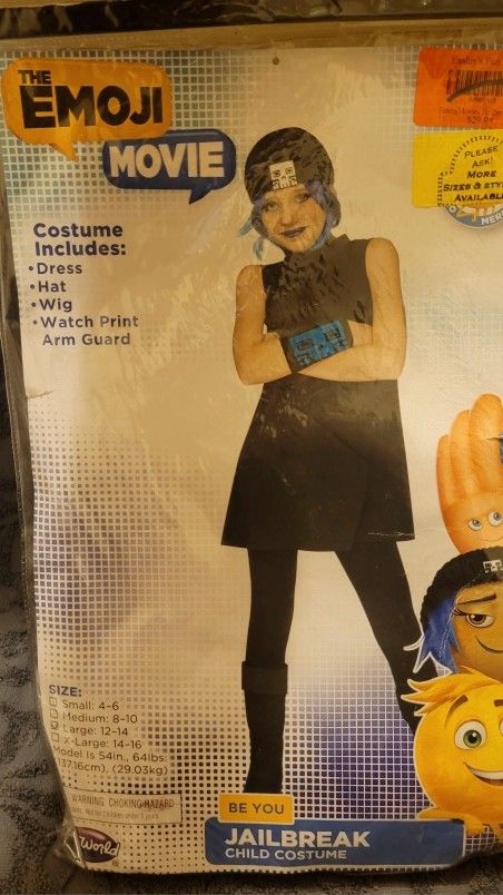 The Emoji Movie Jailbreak Halloween Costume 🎃