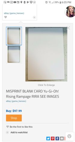 Blank yugioh card for Sale in El Cajon, CA - OfferUp