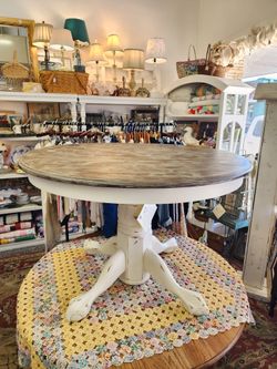 Round Wood Dining Table