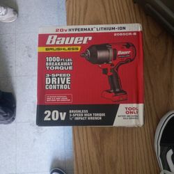 Bauer 20v 1/2" Impact Tool Only Brushless 