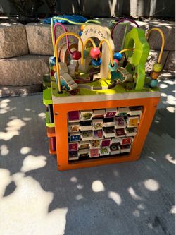 Wooden activity toy