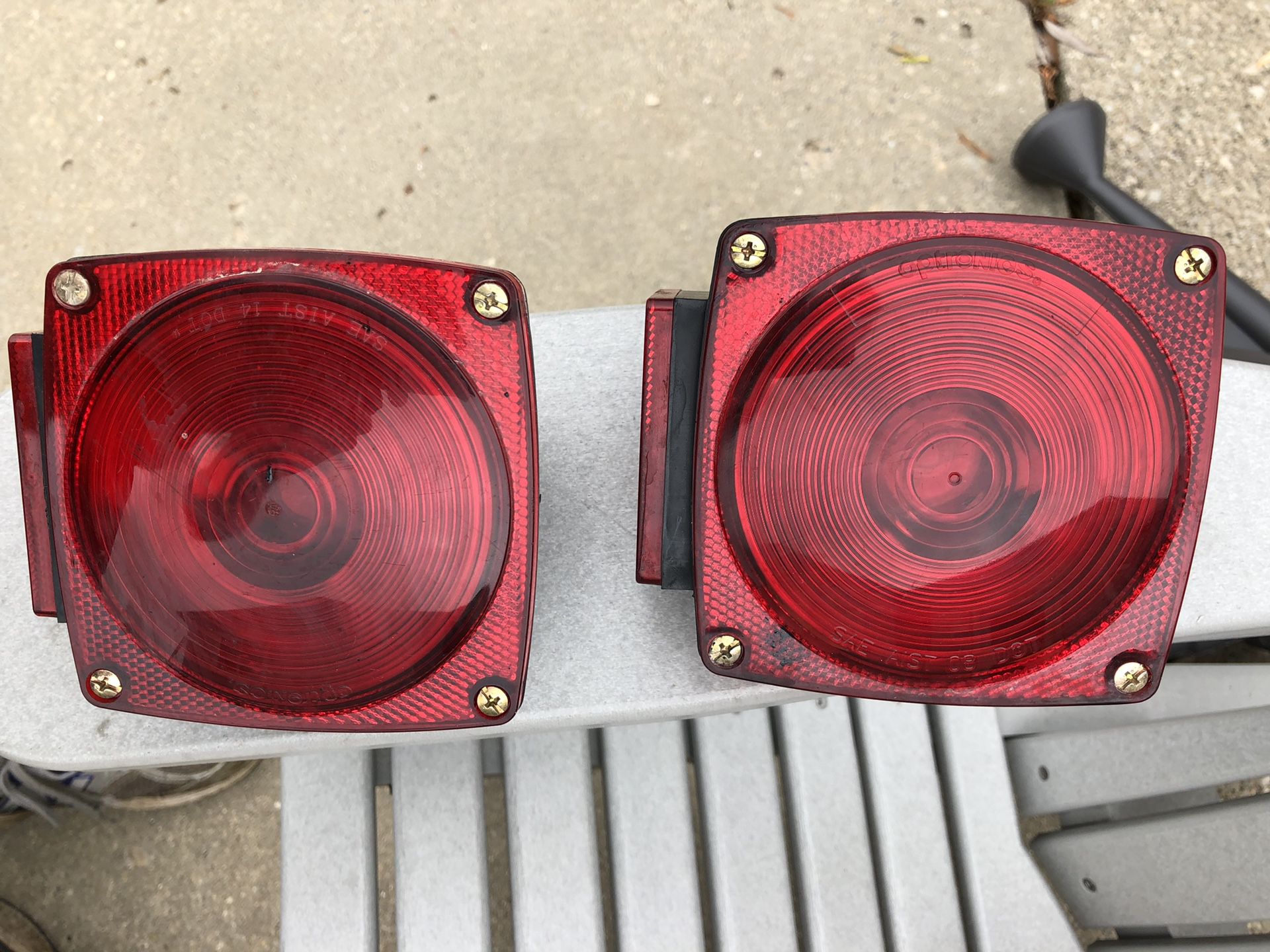 Tail lights for a trailer