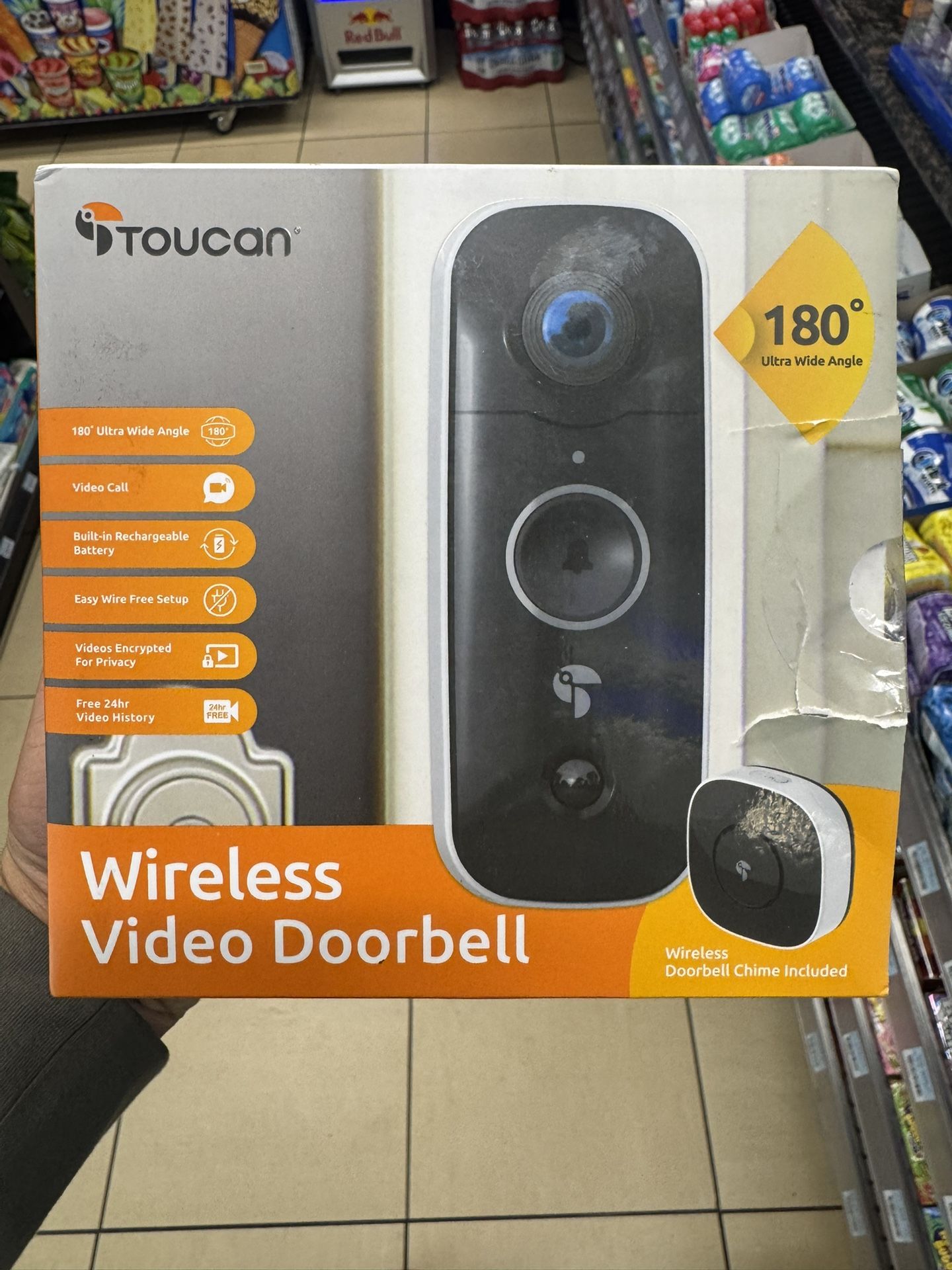 Toucan Wireless Video Doorbell Camera