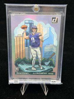 2025 Donruss Downtown J.J. McCarthy RC Rookie Minnesota Vikings