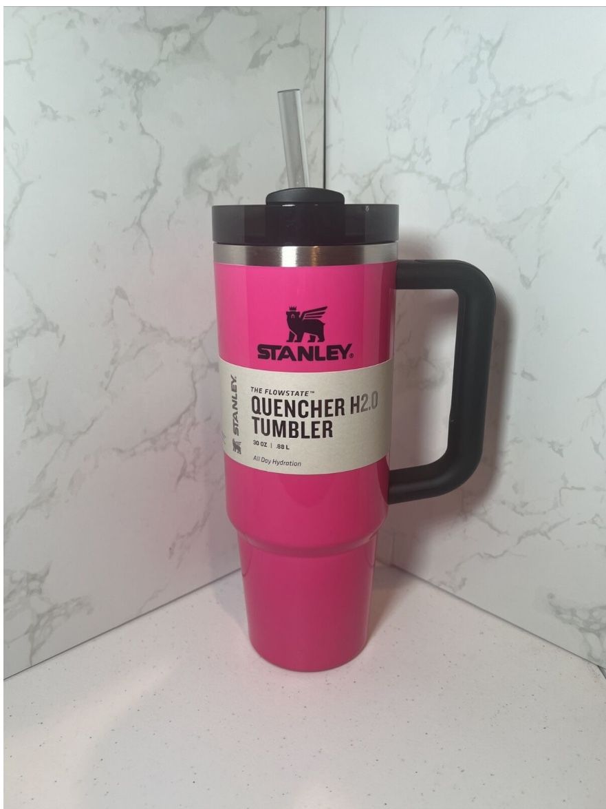 30 Oz Neon Pink Stanley