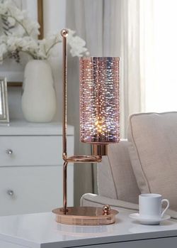 ACME Gwen Table Lamp in Rose Gold 40132