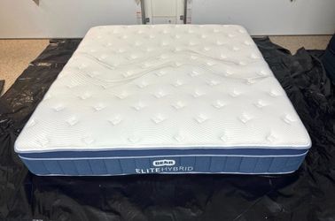 Bear Elite Hybrid – KING Luxury Cooling Pillowtop Hybrid Mattress – Like New!