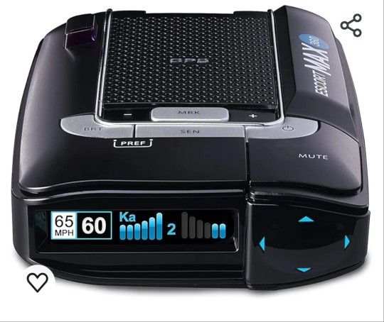 ESCORT Max 360 Laser Radar Detector - GPS, Directional Alerts, Dual Antenna Front and Rear, Bluetooth Connectivity, Voice Alerts, OLED Display, Escort