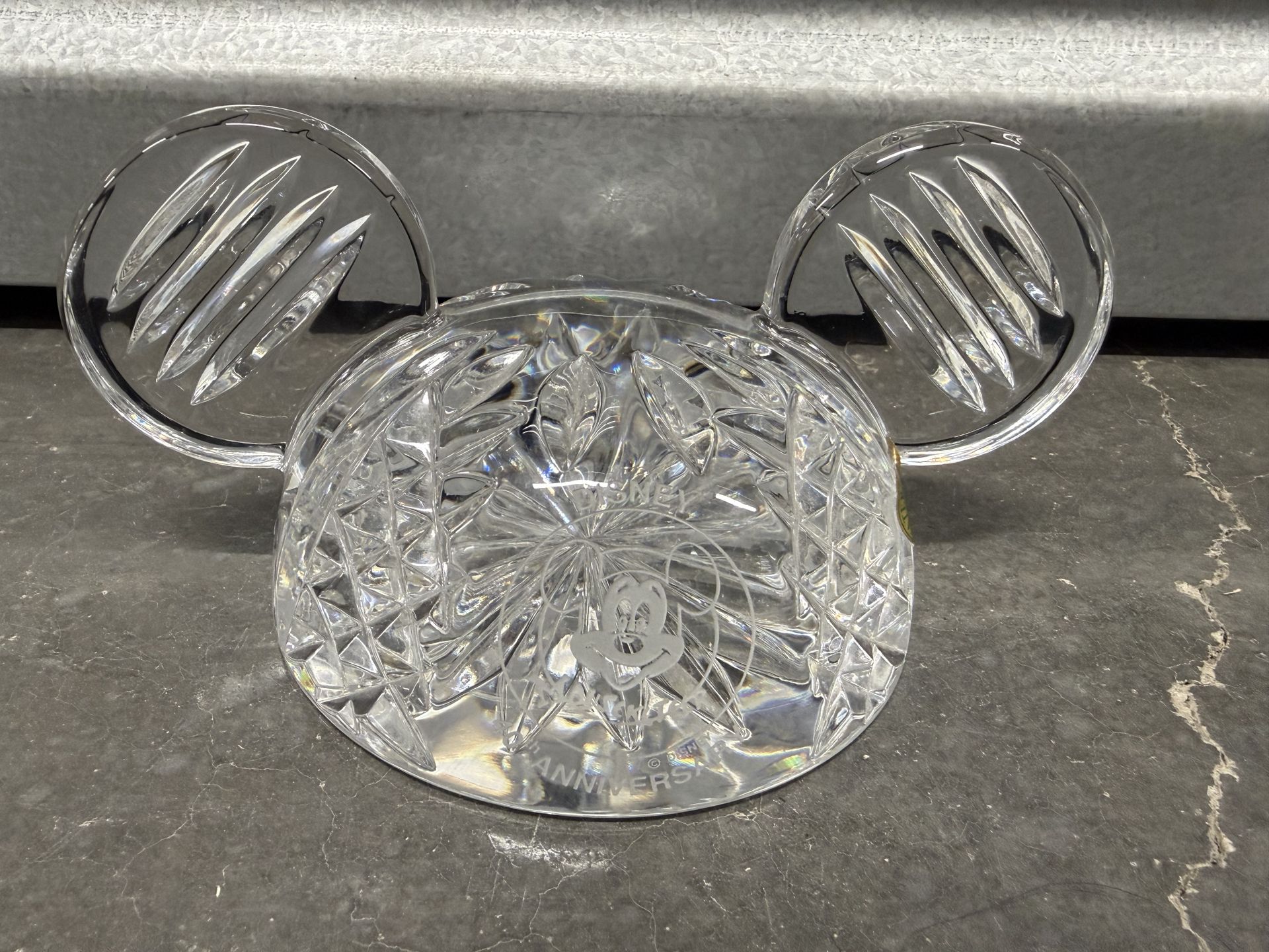 Waterford Crystal Disney Mouseketeer 40th Anniversary Bowl