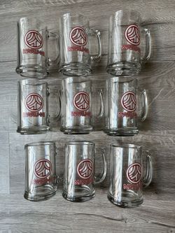 Lot of Glass Beer Mugs All for $5