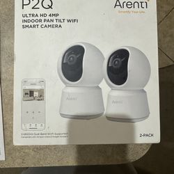 Arenti P2Q Ultra HD indoor Camera 2 Pack